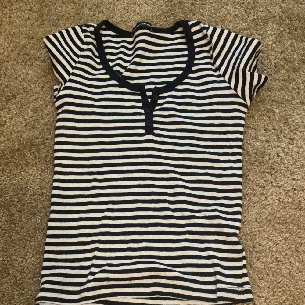 Striped Black and White T-Shirt